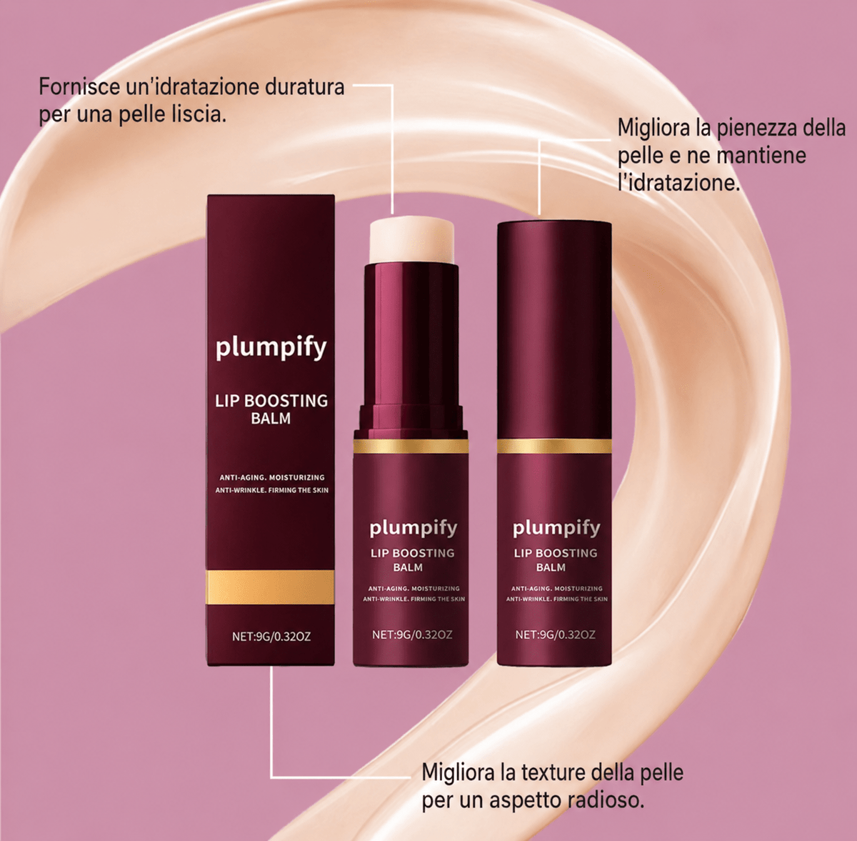 LIP BOOSTING BALM - Fiocchetto