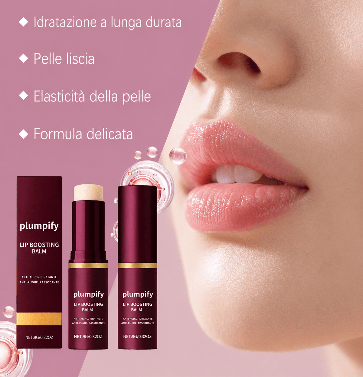 LIP BOOSTING BALM - Fiocchetto