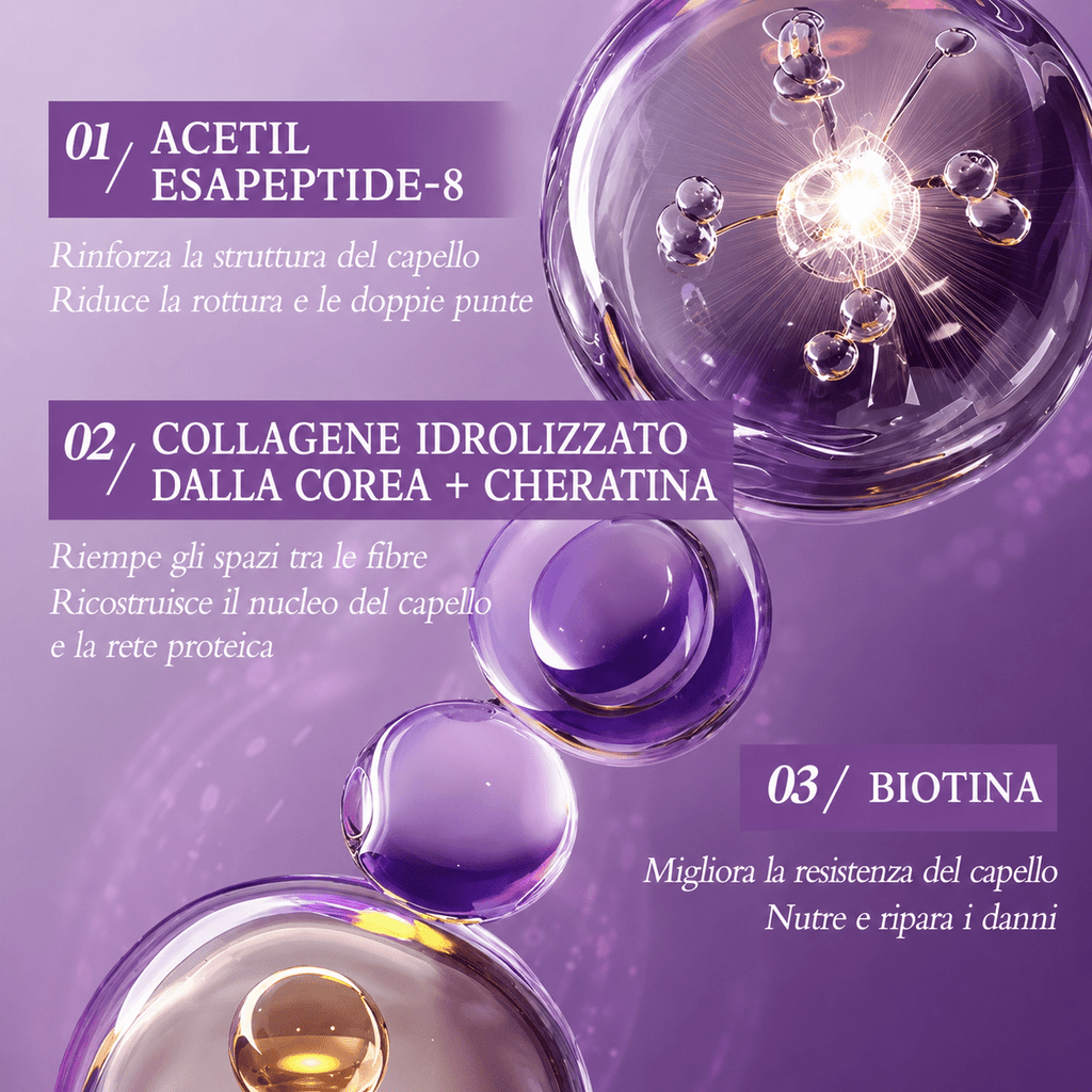 MASCHERA PER CAPELLI BOTOX E CHERATINA (10pcs) - Fiocchetto