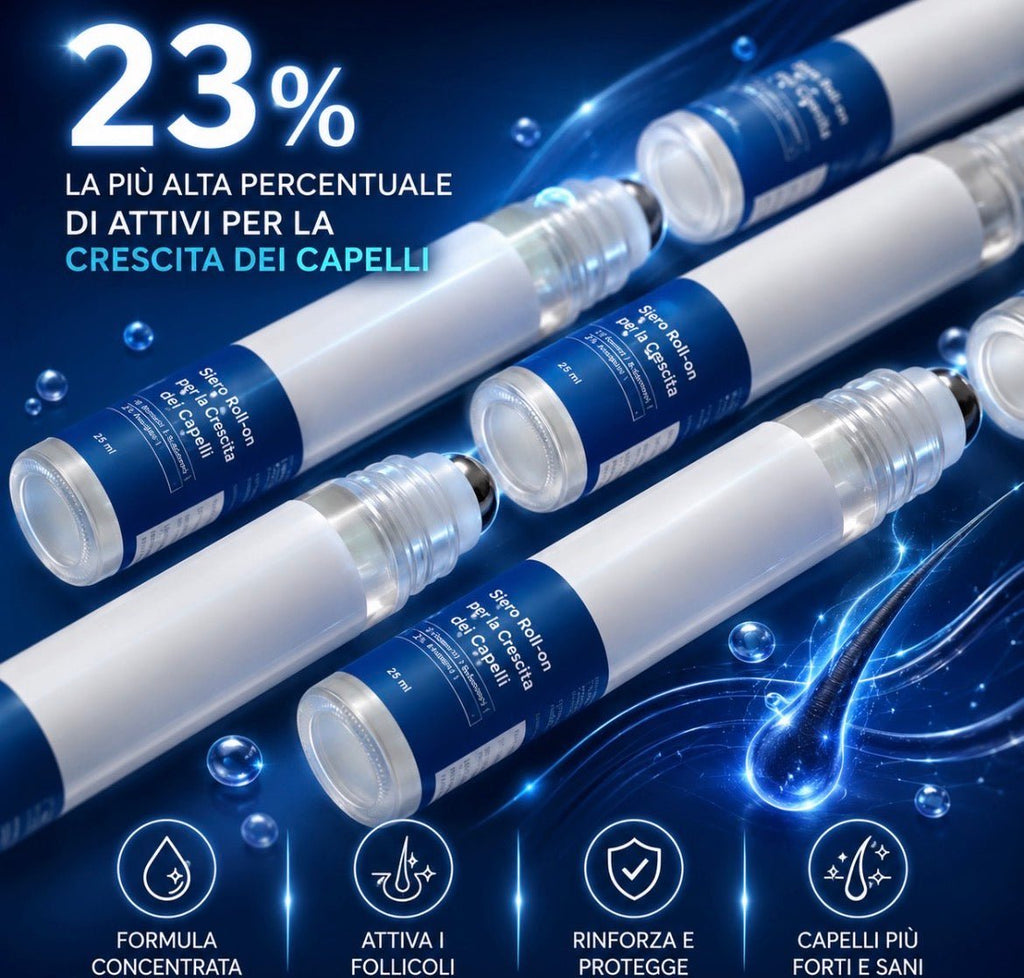 SIERO ROLL-ON CRESCITA CAPELLI (25ML) - Fiocchetto