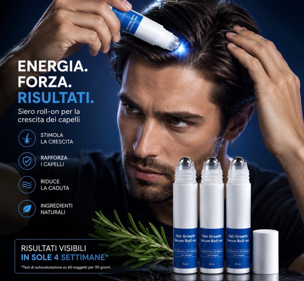 SIERO ROLL-ON CRESCITA CAPELLI (25ML) - Fiocchetto